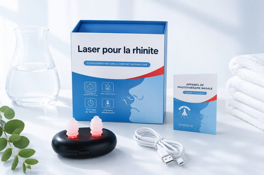 SINOVIA | Thérapie Lumineuse Nasale — Respirez Librement, Sans Médicament