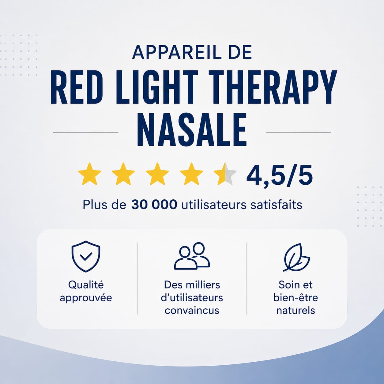 SINOVIA | Thérapie Lumineuse Nasale — Respirez Librement, Sans Médicament